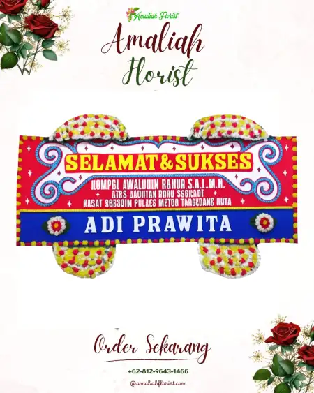 Papan Bunga Ucapan Selamat Sumberglagah